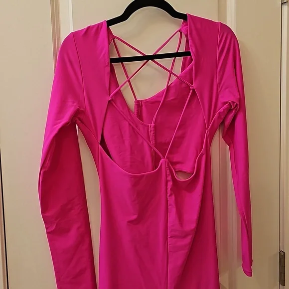 1318. NWT SKIMS Lace Up Catsuit - Picture 8 of 10